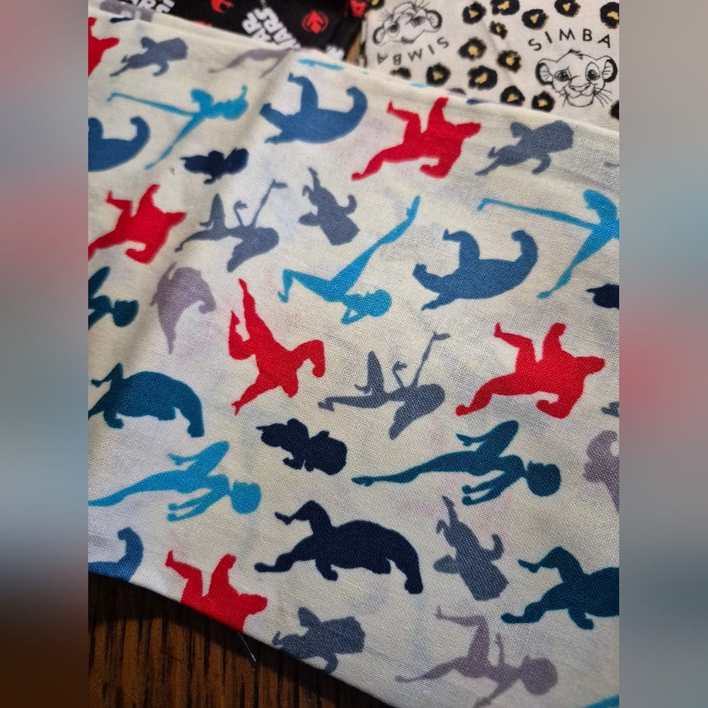 FABRIC!! Colorful Kids' Cartoon Print & Super Fun Cuts Of Fabric! - Picture 2 of 8